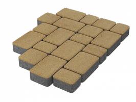  Тротуарная плитка Stellard Старый город 60 мм Желтый: внешний вид